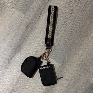 lululemon athletica Black Key & Card Holder Set